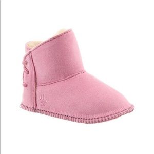 Bearpaw Kaylee Infant bootie boots PINK